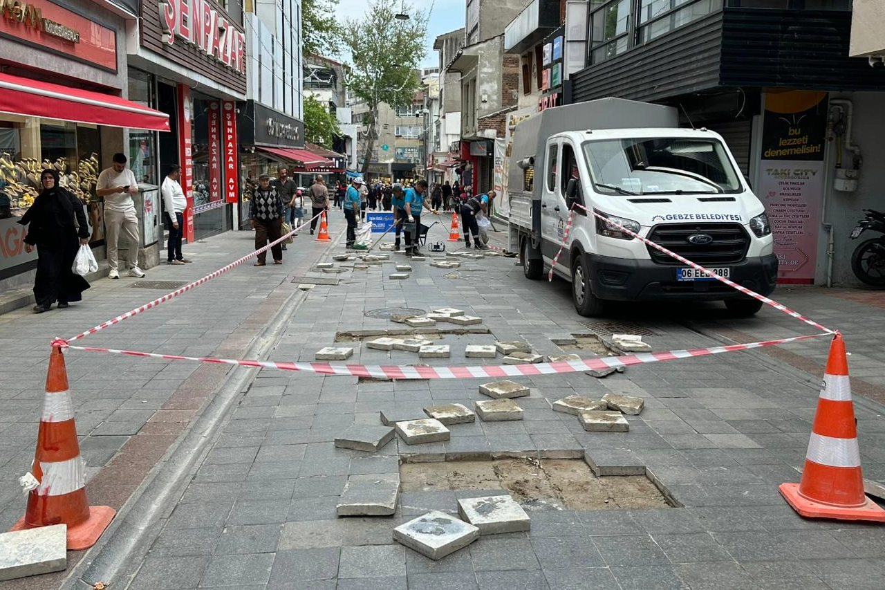 Kocaeli Gebze&rsquo;de Eski&ccedil;arşı&rsquo;da parke yenileme