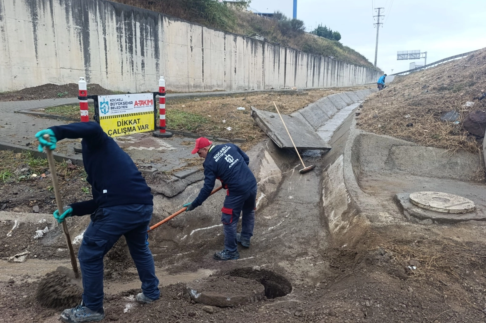 Kocaeli&rsquo;de yağışa karşı hızlı ve yoğun mesai