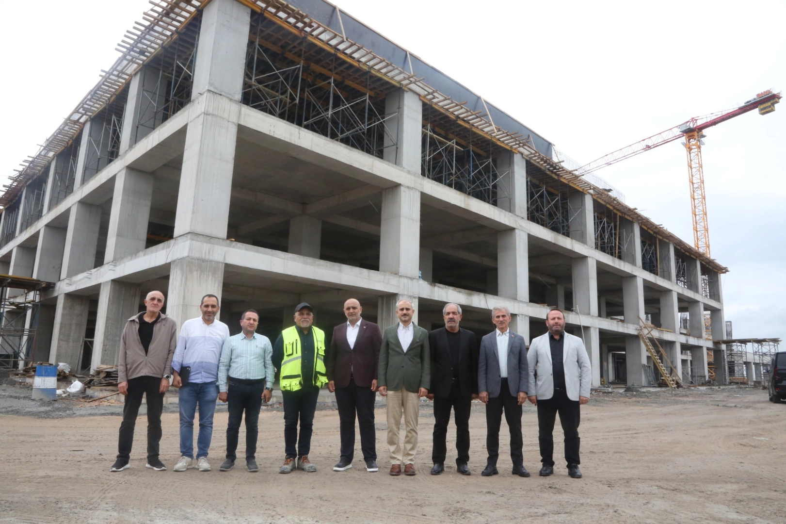 &Ccedil;ayırova Devlet Hastanesi inşaatı y&uuml;kseliyor