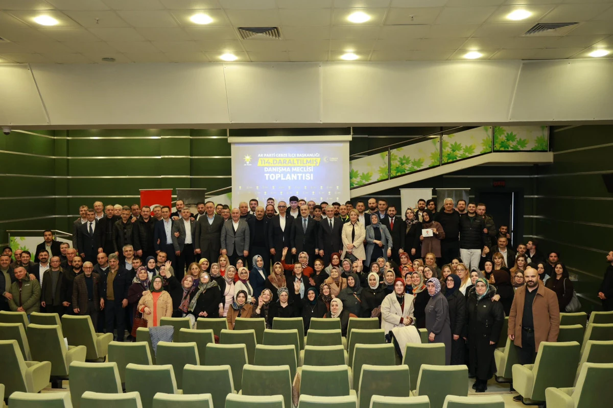 AK Parti Gebze&rsquo;de "Birlik ve Kararlılık" Mesajı: 114. Danışma Meclisi Ger&ccedil;ekleşti!