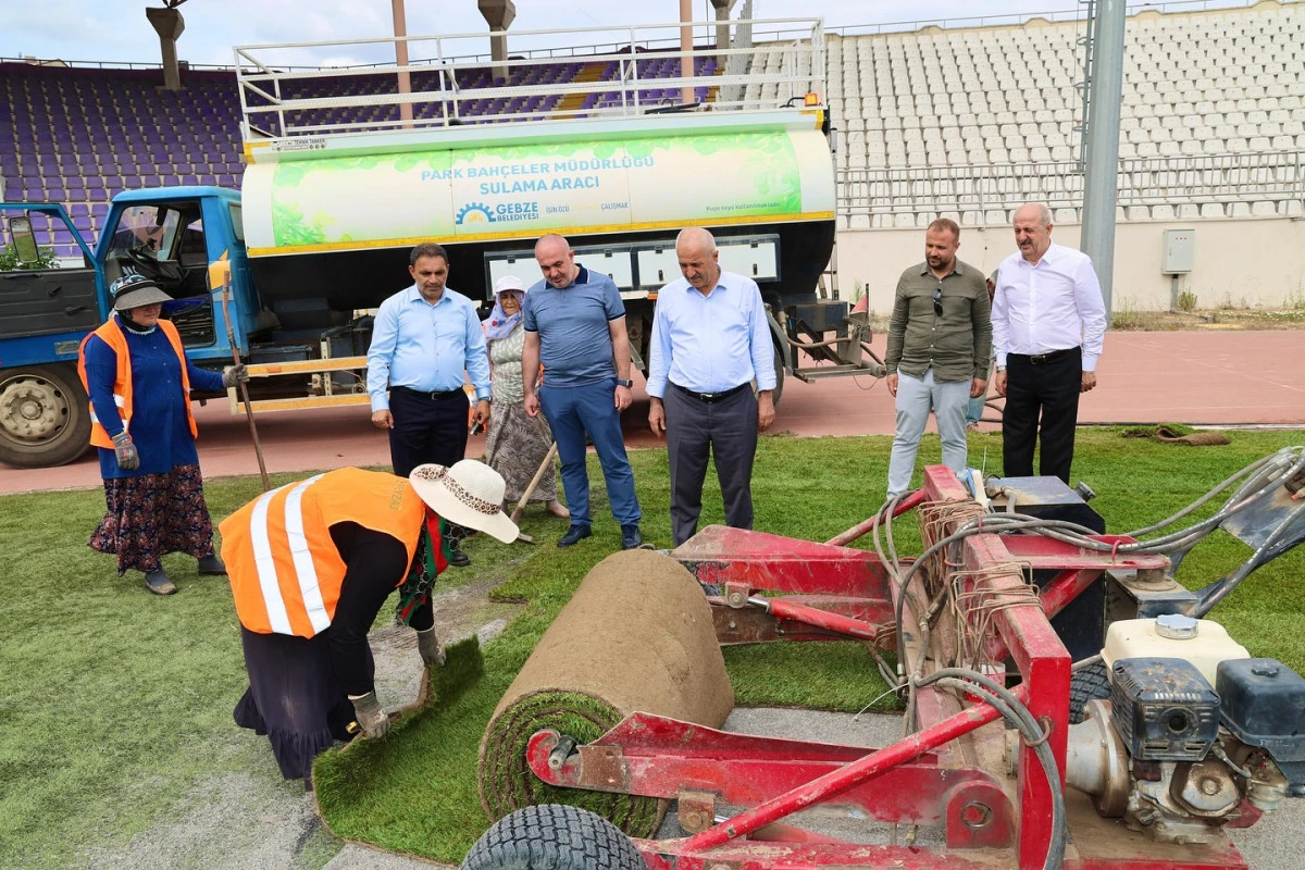 Alaettin Kurt Stadyumu’nda Doğal Çim Serimine Başlandı