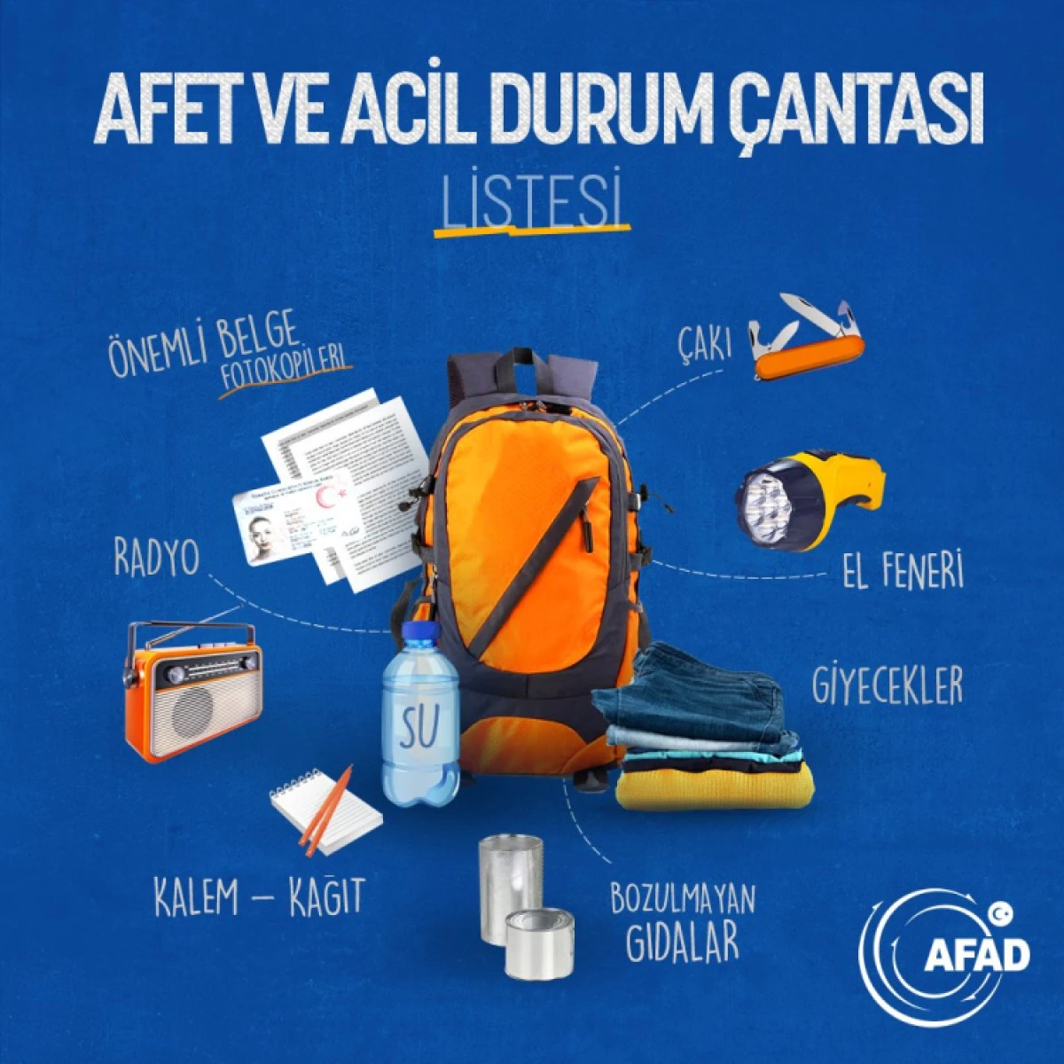 Depreme Hazırlık: Deprem Çantası İçerisinde Neler Olmalı?