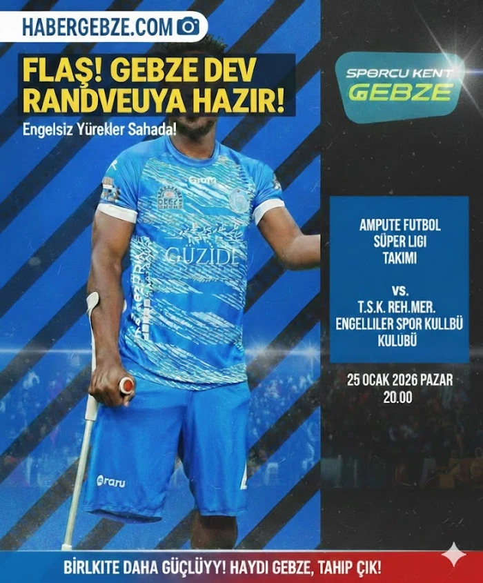 GEBZE&rsquo;DE DEV MA&Ccedil;! ENGELSİZ Y&Uuml;REKLER SAHAYA &Ccedil;IKIYOR!