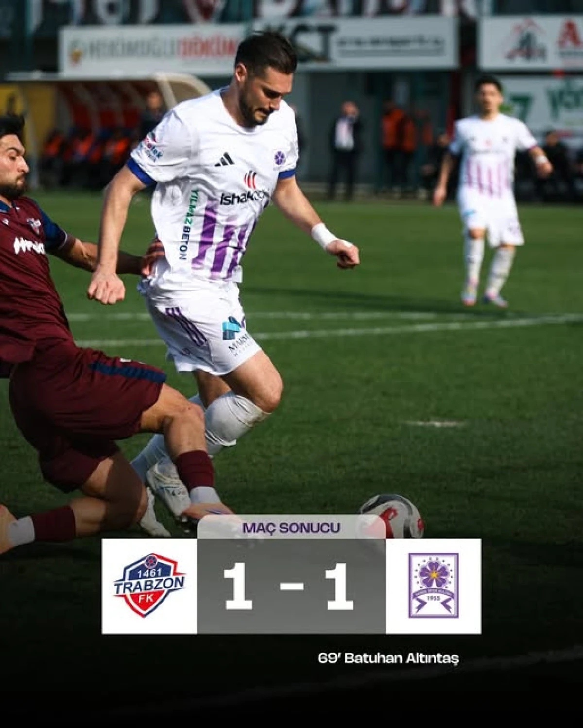 Gebzespor Trabzon&rsquo;dan Puanla D&ouml;nd&uuml;: Batuhan Altıntaş Yine Sahnede!