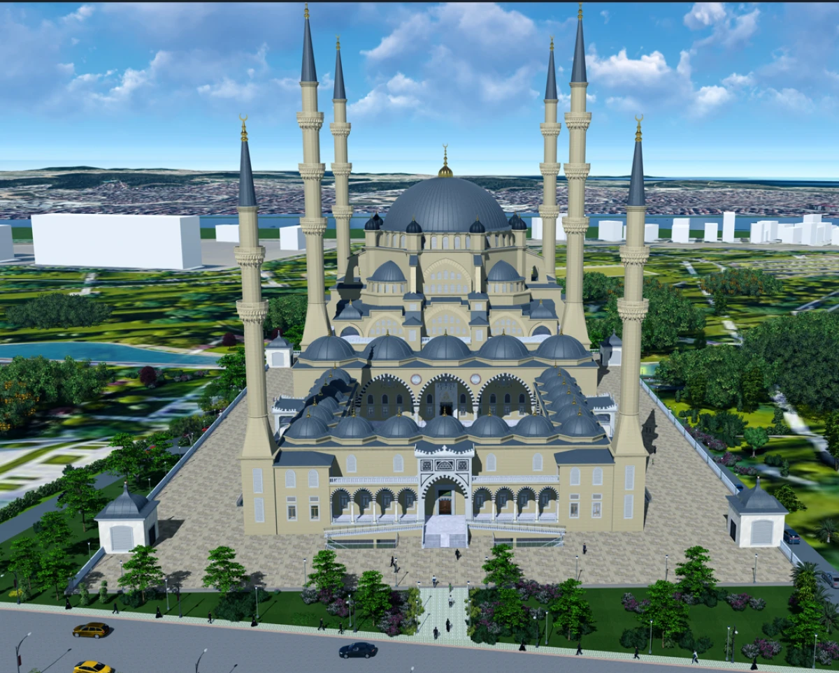 GEBZE&rsquo;YE DEV ESER: MİLLET BAH&Ccedil;ESİ&rsquo;NE DEV CAMİ GELİYOR!