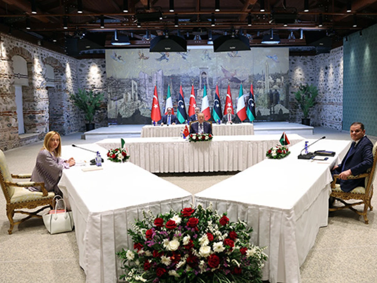 İstanbul'da Türkiye-İtalya-Libya zirvesi