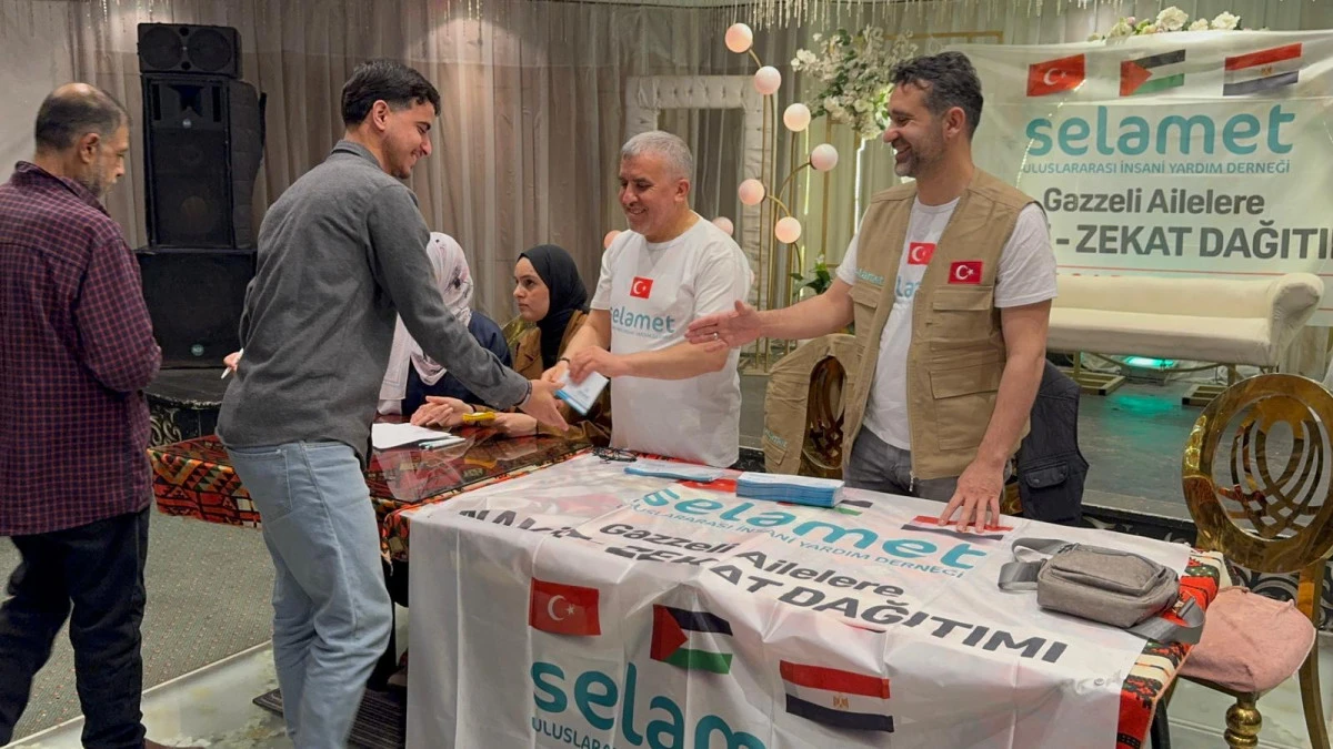 Selamet Derneği&rsquo;nden Mısır&rsquo;daki Gazzelilere Anlamlı Ziyaret: "T&uuml;rkler Bizi Hi&ccedil; Unutmadı"
