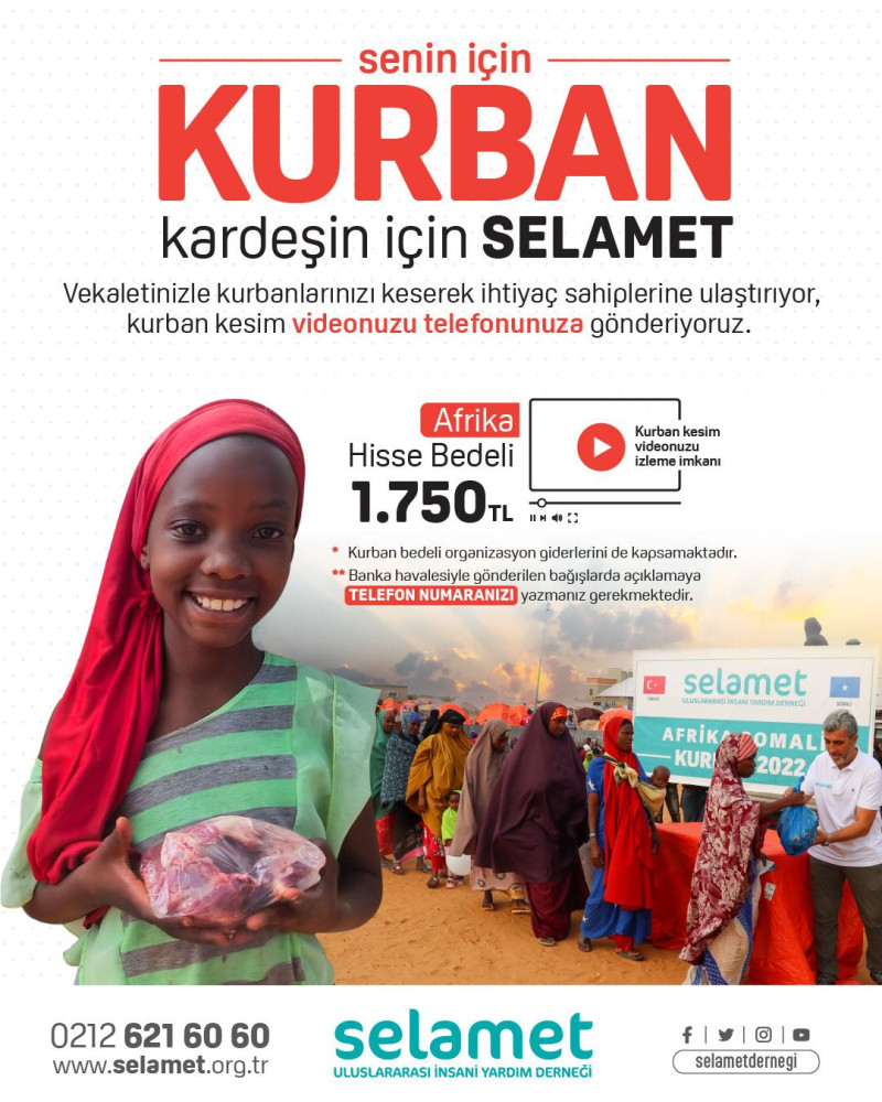 Senin İçin Kurban Kardeşin İçin Selamet 
